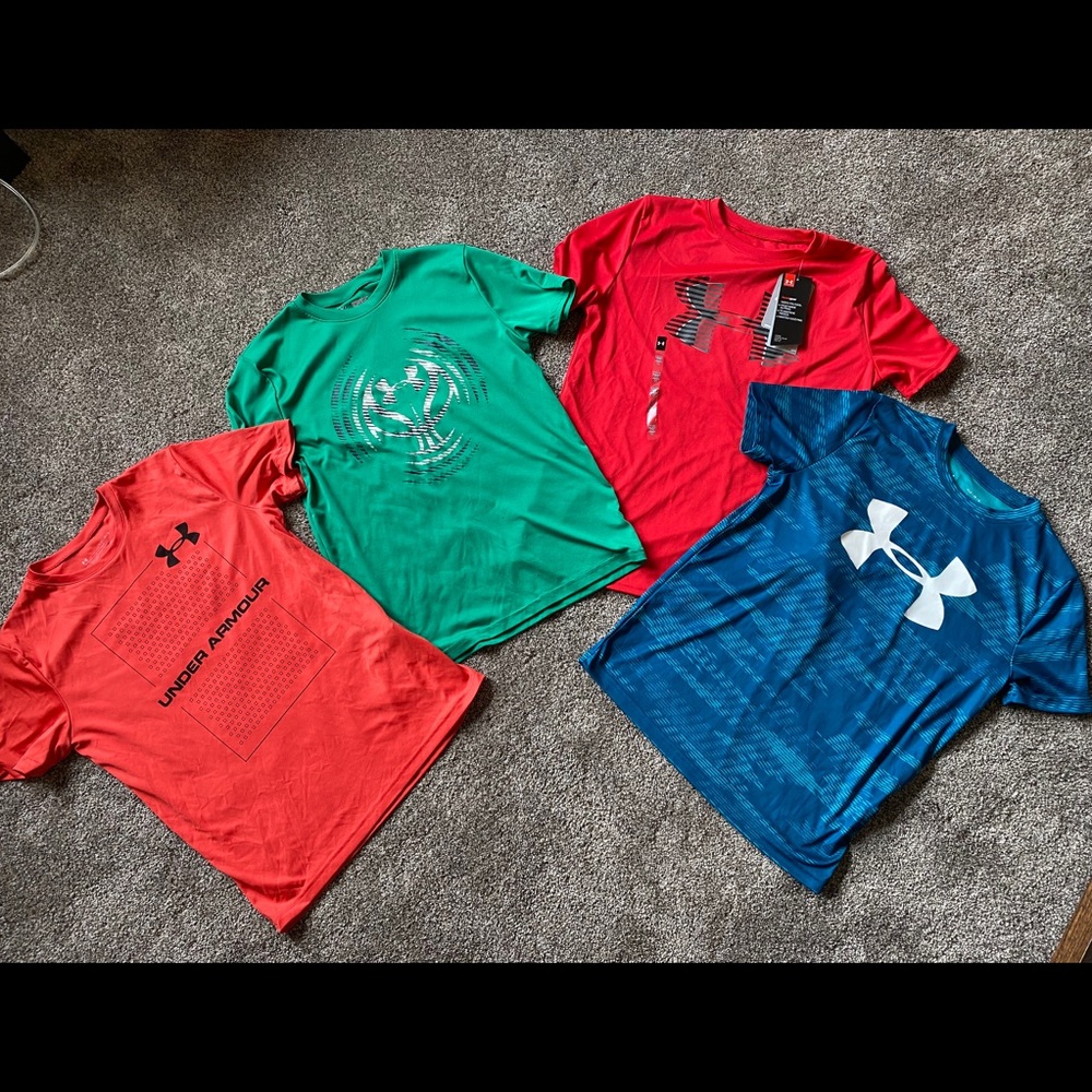 Boys Under Armour t-shirts